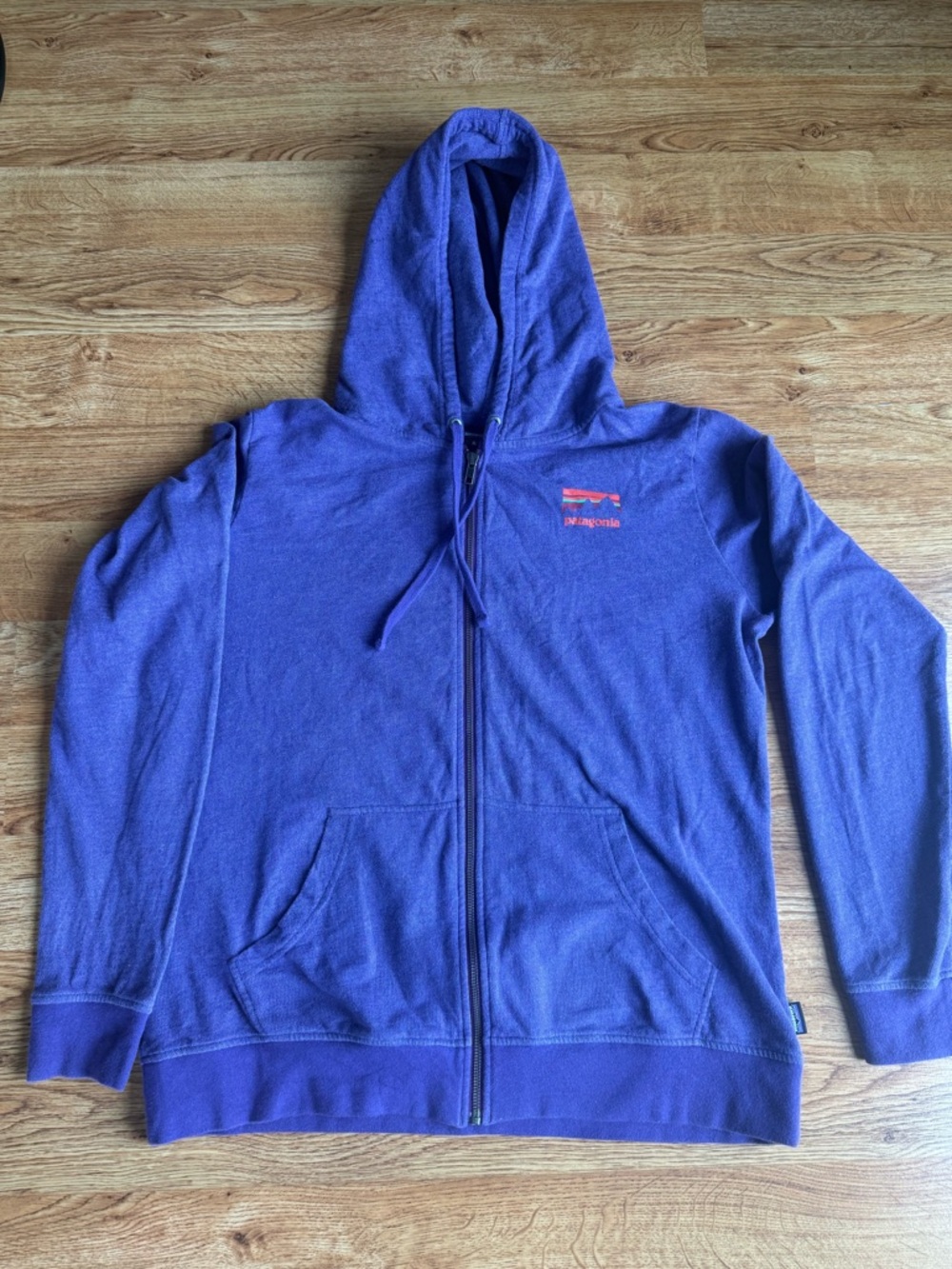 Patagonia purple Full-Zip Hoodie with  Logo Womens Xl, EUC